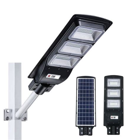 Powerful LED Solar Street Light with Radar Induction Motion Sensor.